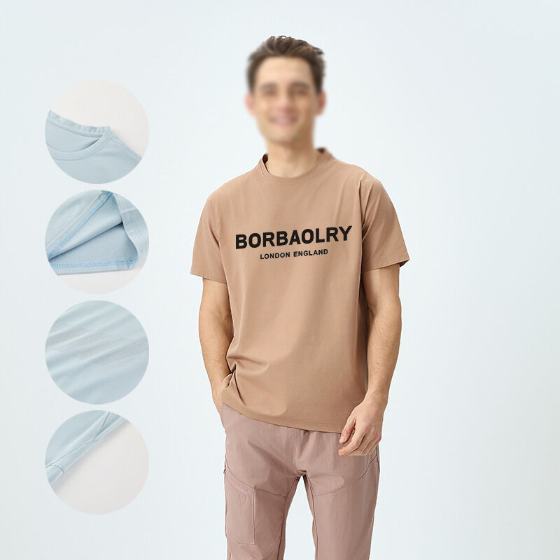 T-shirt da uomo di alta qualità T-shirt da uomo con borsa in stile High Street Stretch Oversized T-shirt grafica Crop Top Tee T-shirt essenziali estivi