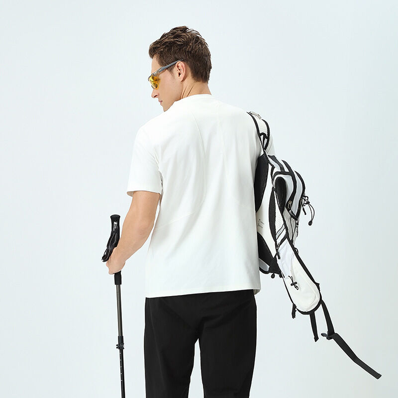 T-shirt da uomo di alta qualità T-shirt da uomo con borsa in stile High Street Stretch Oversized T-shirt grafica Crop Top Tee T-shirt essenziali estivi