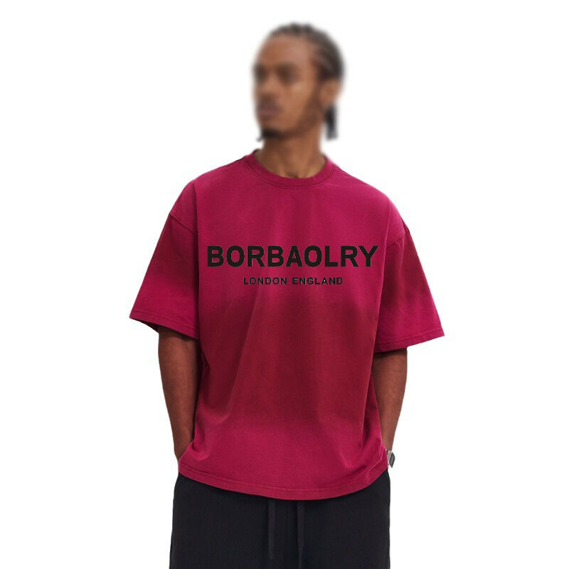 T-shirt da uomo di marca di moda, designer di lusso, in cotone per esterni, t-shirt stampata con scollo rotondo, manica corta, felpa casual