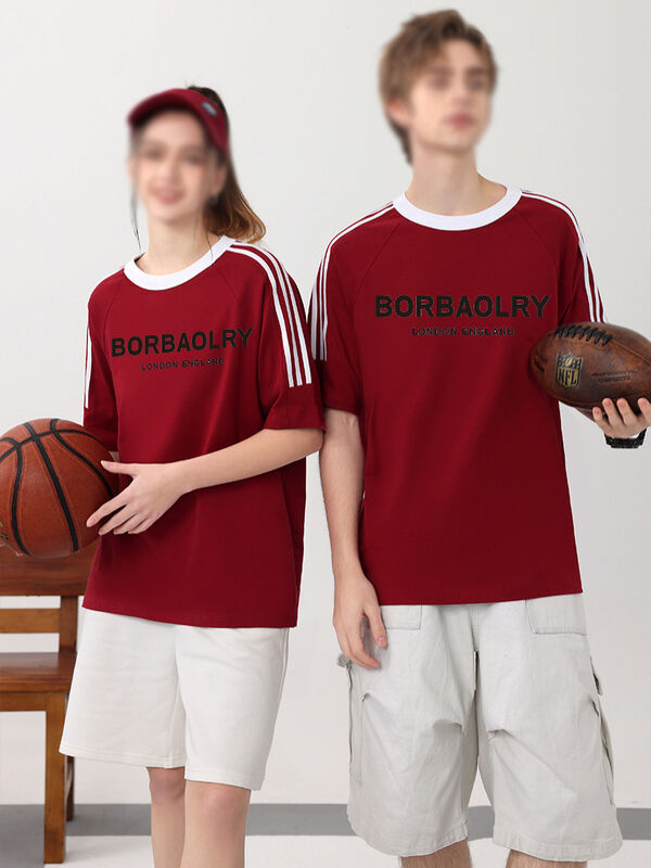 T-shirt personalizzata con logo stampato, stile casual con stampa digitale, ordine urgente a basso MOQ per uomo/donna/bambino