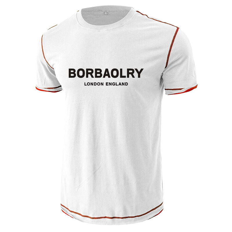 T-shirt da palestra a compressione personalizzata con logo, ad asciugatura rapida, traspirante, per uomo, abbigliamento sportivo, manica atletica, maglietta aderente