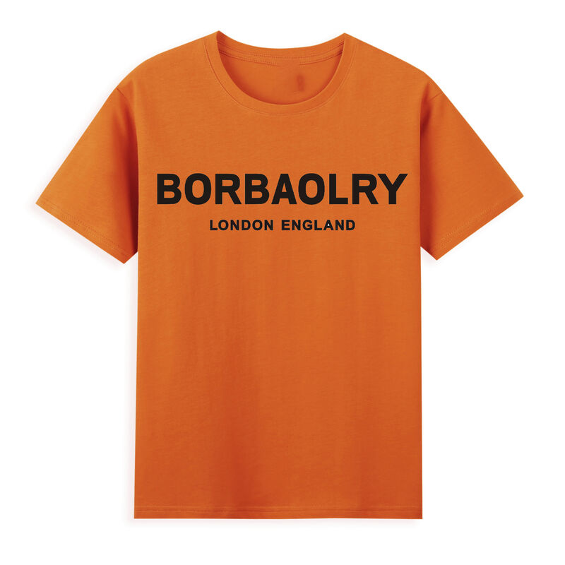 T-shirt stampato su misura Maglieria di alta qualità T-shirt su misura per uomini 220gm T-shirt in bianco e semplice T-shirt di cotone T-shirt da uomo