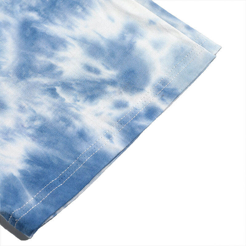 Nuova Moda Uomo Alta Qualità INS T-Shirt Girocollo Cotone Tie Dye Personalizzata Heavyweight Streetwear
