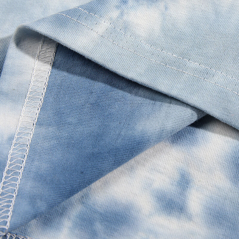 Nuova Moda Uomo Alta Qualità INS T-Shirt Girocollo Cotone Tie Dye Personalizzata Heavyweight Streetwear