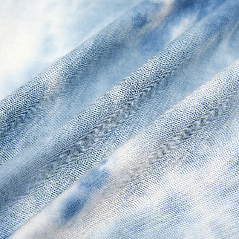 Nuova Moda Uomo Alta Qualità INS T-Shirt Girocollo Cotone Tie Dye Personalizzata Heavyweight Streetwear