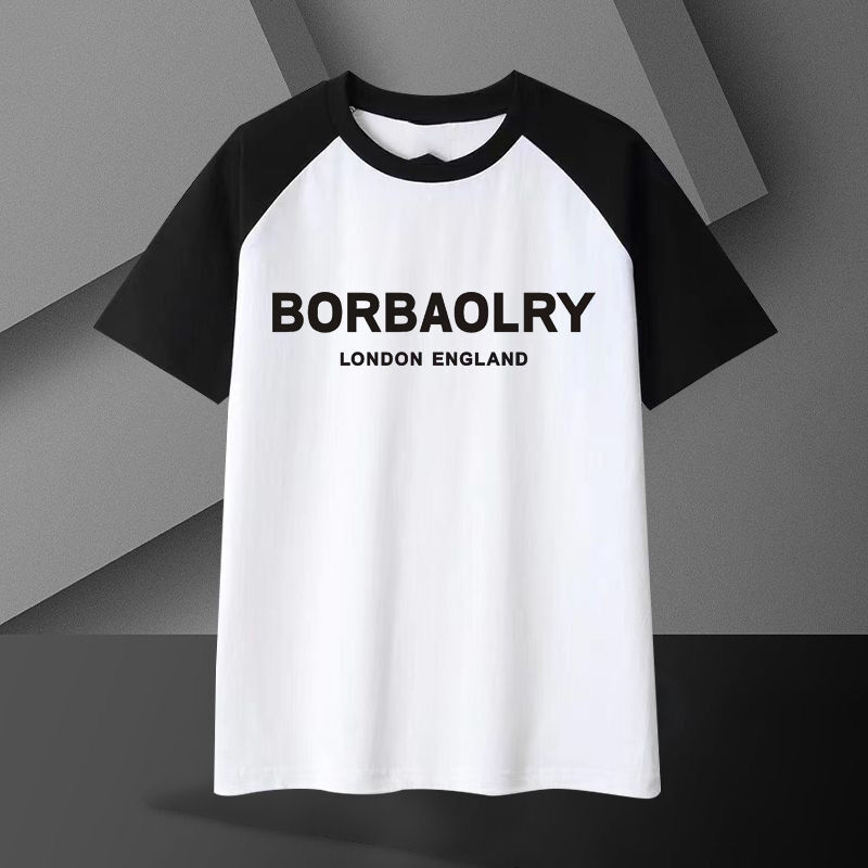 T-shirt in Cotone Pesante da Uomo 220 Grammi Traspirante Oversize Maniche Corte Tinta Unita Casual Lunghezza Tessuto a Maglia