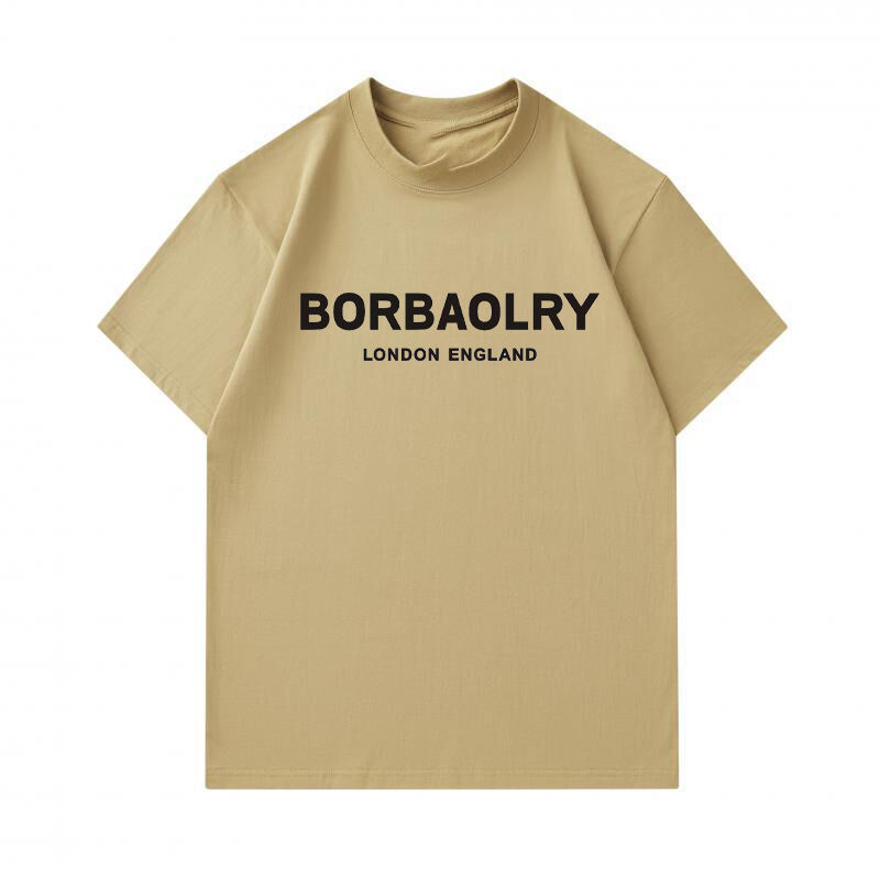 Produttore di t-shirt personalizzate con logo del marchio proprio per uomo, t-shirt in cotone di alta qualità, comoda t-shirt per uomo di marca