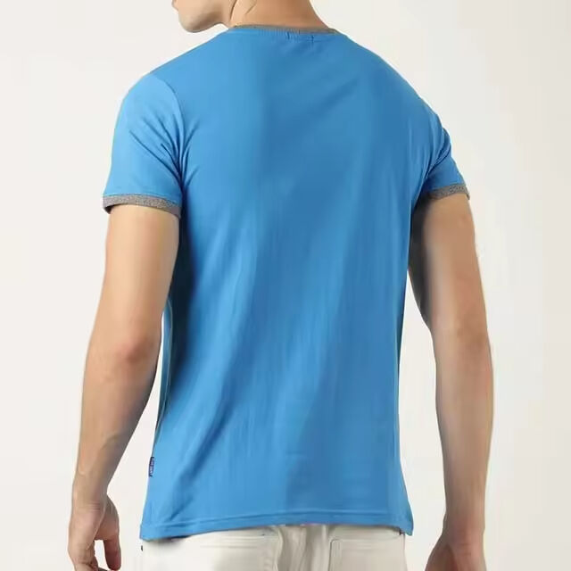 T-shirt da uomo in cotone intrecciato per l'estate 2025, vestibilità ampia, personalizzabile, all'ingrosso, OEM supportato, nuova t-shirt di buona qualità a basso prezzo