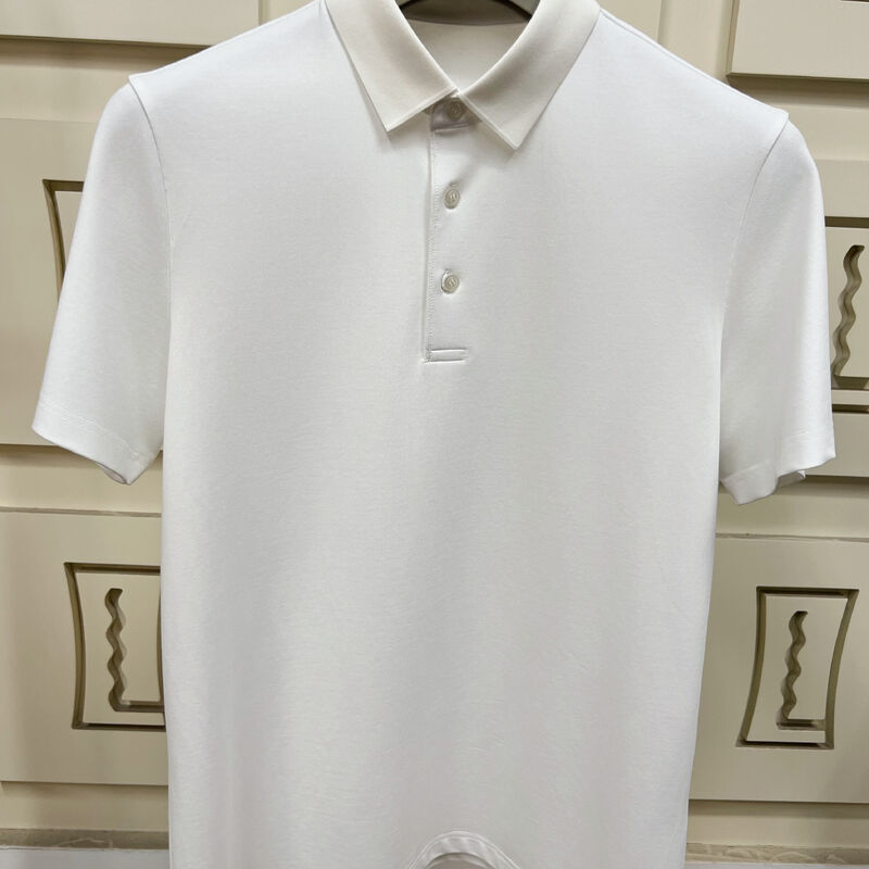 Polo da uomo premium | Design minimalista, tessuto morbido al tatto a maniche corte per tutte le stagioni Produttore di t-shirt da uomo OEM/ODM