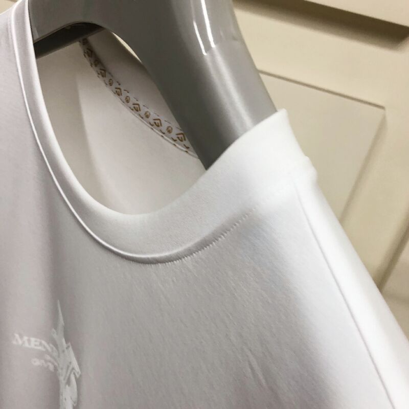 T-shirt Premium in Cotone Biologico da Uomo con Logo in Rilievo, Tessuto Morbido e Traspirante per Abbigliamento Casual e da Lavoro T-shirt da Uomo