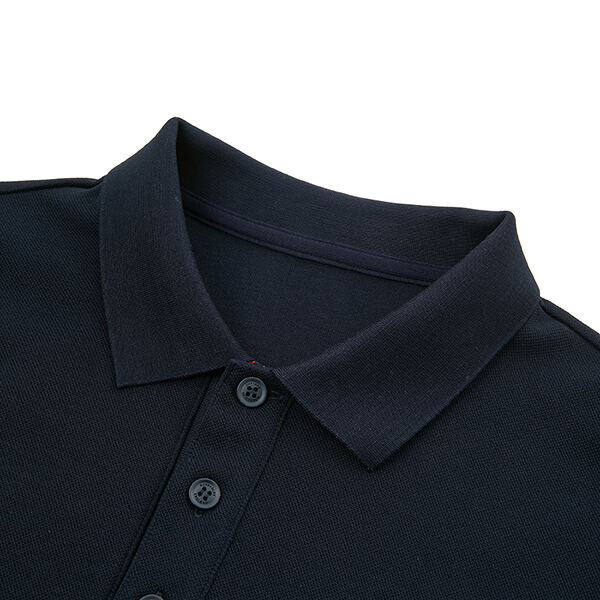 Magliette da uomo in cotone a maniche lunghe, elastiche, delicate sulla pelle, alla moda, tinta unita, polo di alta qualità