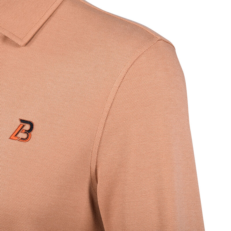 Custom Anti-Pilling Alta elasticità Casual Vita quotidiana 100% cotone T-shirt a manica lunga maschile T-shirt con cerniera