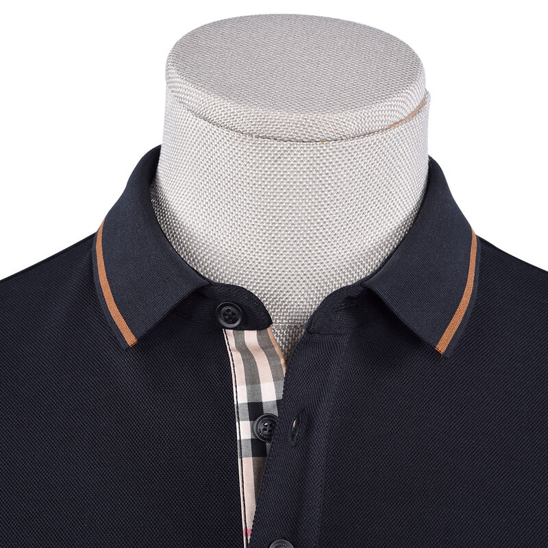 Maglietta Polo da Uomo Premium Designer Personalizzata con Colore, Taglia e Logo, Liscia, Anti-Pilling, a Maniche Lunghe, per Affari