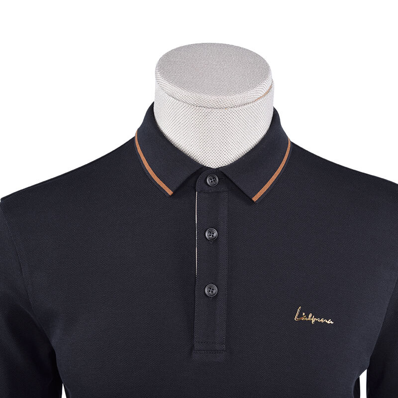 Buona scelta Magliette da polo sublimate a manica piena Comode magliette da polo uniche Uomini cotone