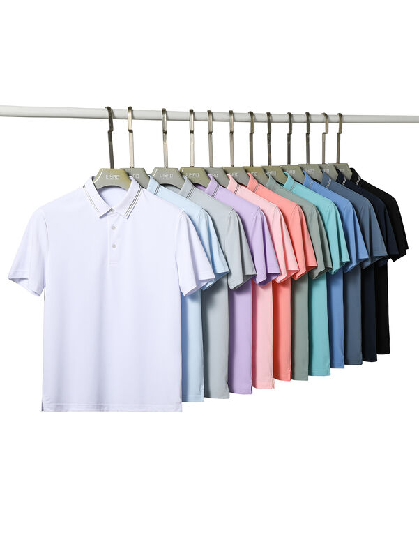 Poliestere e cotone personalizzazione a secco rapido uomo Golf Polo T-shirt per uomini Business