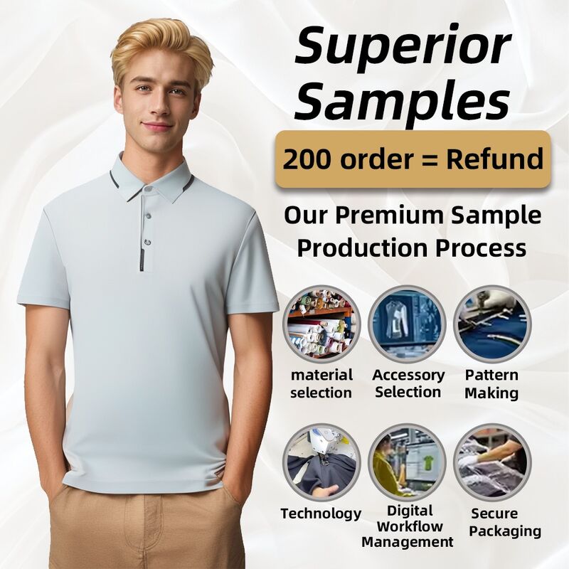 Vendita all'ingrosso Nuove Tendenze Maglietta da Palestra Sportiva da Golf Liscia Personalizzata Asciugatura Rapida Traspirante Manica Corta Polo