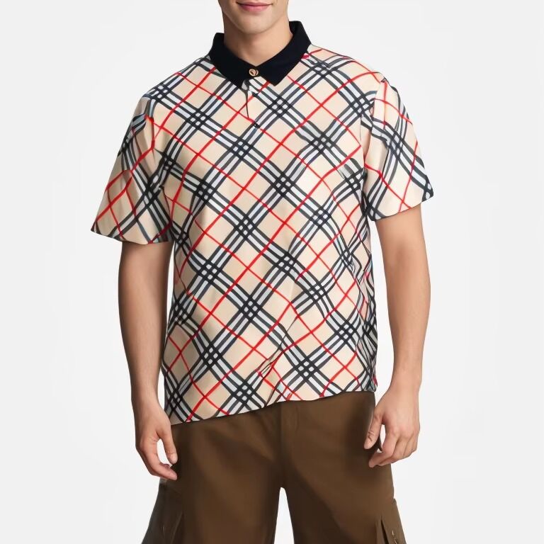 Abbigliamento Uomo T-shirt da Uomo T-shirt a maniche corte in cotone Polo estiva da Uomo