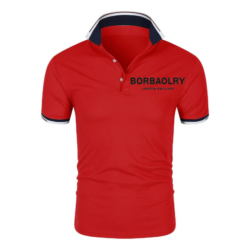 Polo personalizzata ad asciugatura rapida con logo ricamato, polo sportiva da golf, uniforme da lavoro unisex