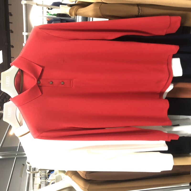 Camicia da polo a manica lunga Logo personalizzato Camicia da polo di cotone abbigliamento asciutto da golf da uomo T-shirt da polo a manica lunga